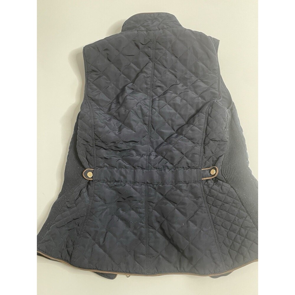 Zara Women Medium Blue Zipup Vest Jacket   ( S ) - Picture 12 of 16